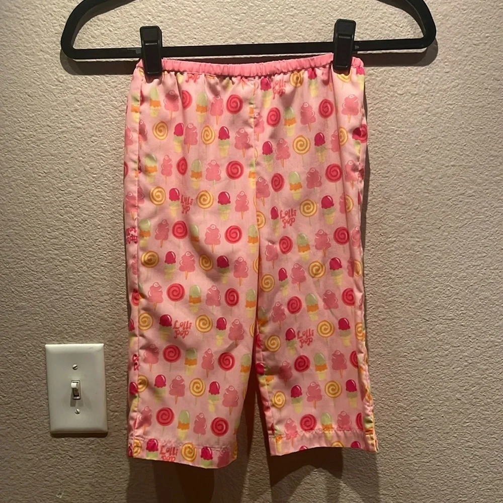 Gymboree Girl’s Lollipop Candy Cotton Candy Pajama Pants Size 4